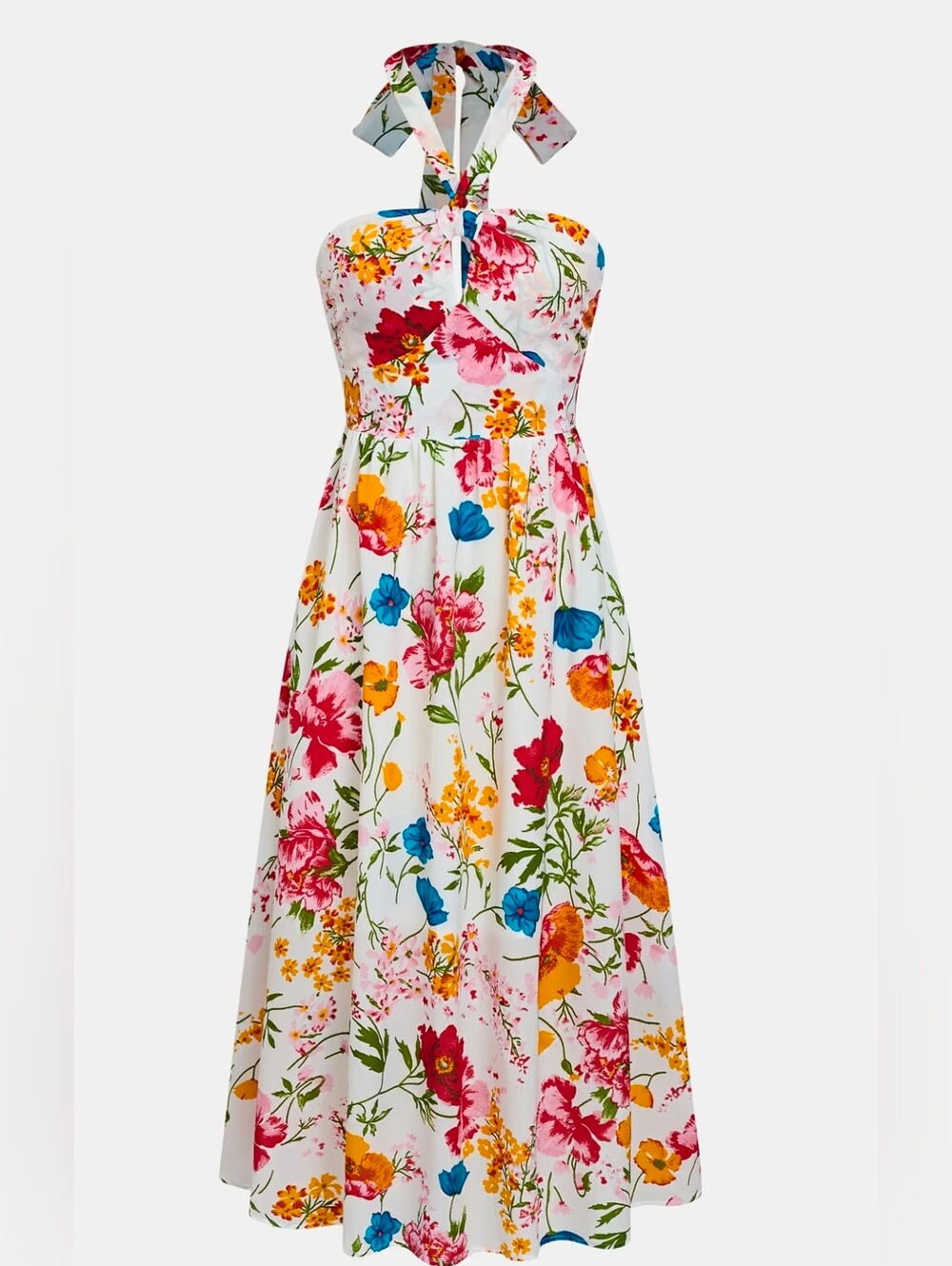 Lights Down Low Floral Midi Dress